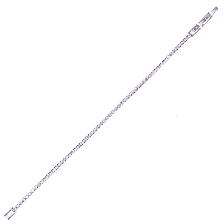 Delikat rund zirkonia tennisarmband