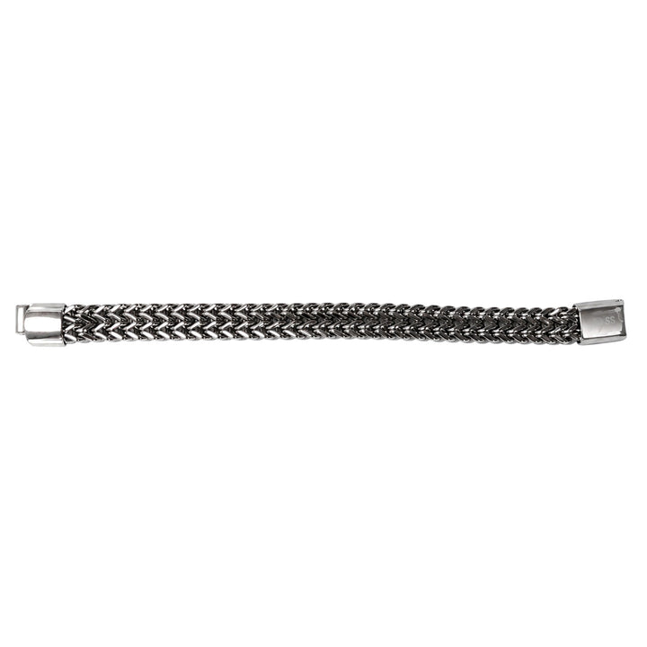 Wide Foxtail Chain Bracelet (316L Stainless Steel)