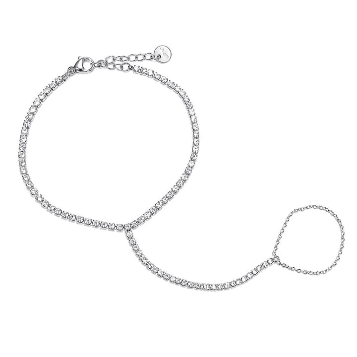 Strassarmband med ring – kirurgiskt stål 316L