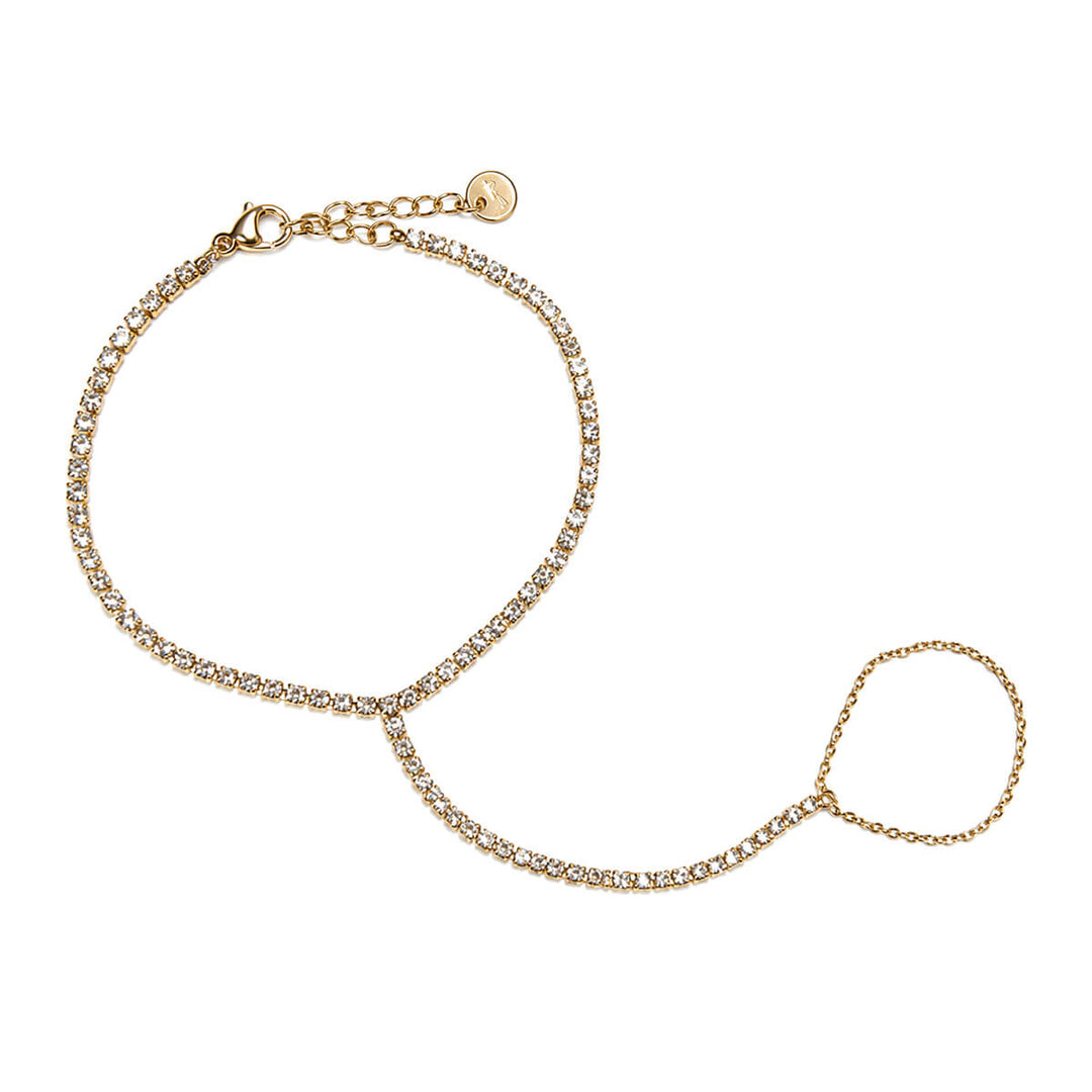 Strassarmband med ring – kirurgiskt stål 316L