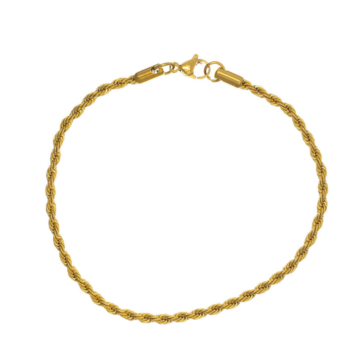 Cordell-armband 3mm 19cm (Stål 316L)