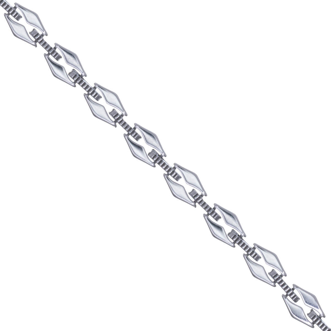 Steel bracelet hexa 21cm (Steel 316L)