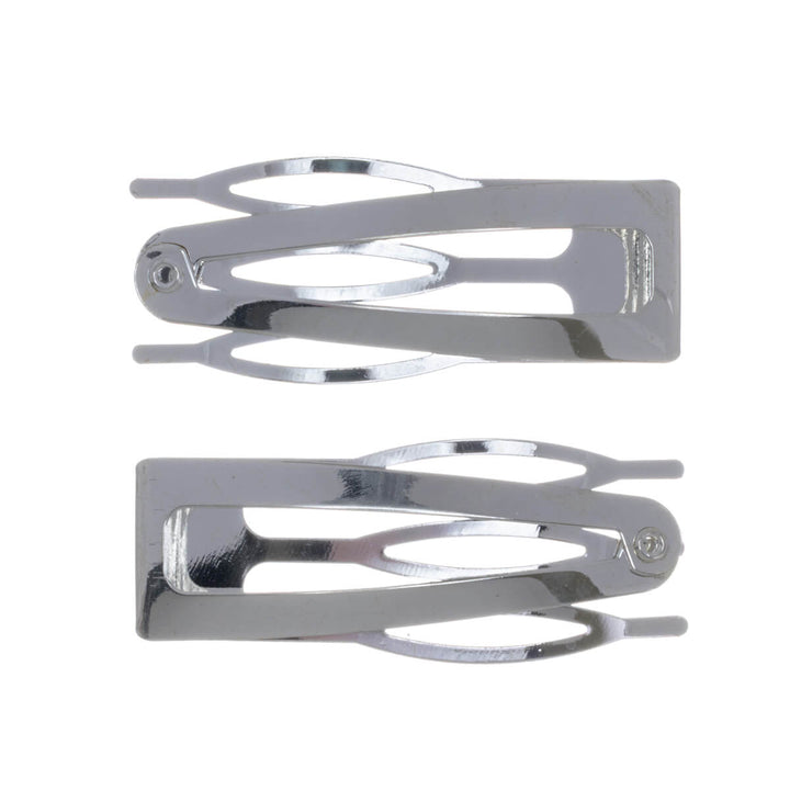Comb-style snap-on hair clip snap clips, 2-pack