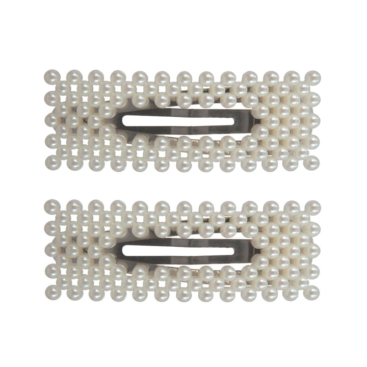 Rectangular bead clik clak 2pcs