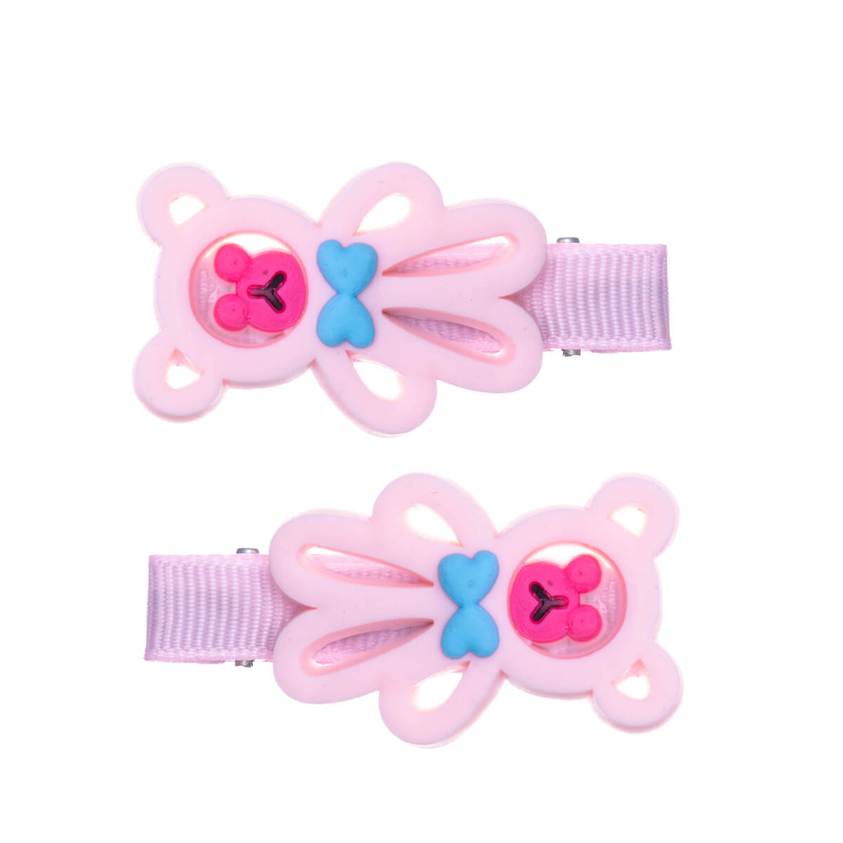 Children's hair clip teddy bear 2pcs