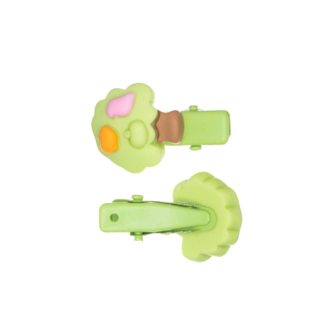 Children's hair clip small figurines 2pcs