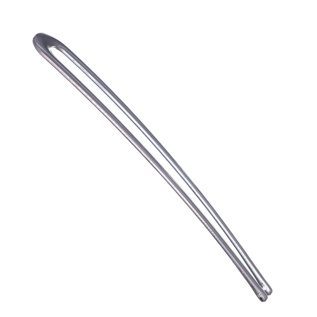 Long metallic French hair pin invisible hairpin 14.5cm