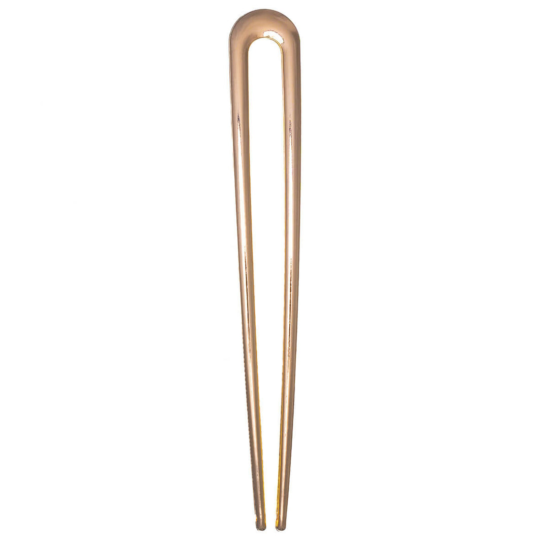 Long metallic French hair pin invisible hairpin 14.5cm