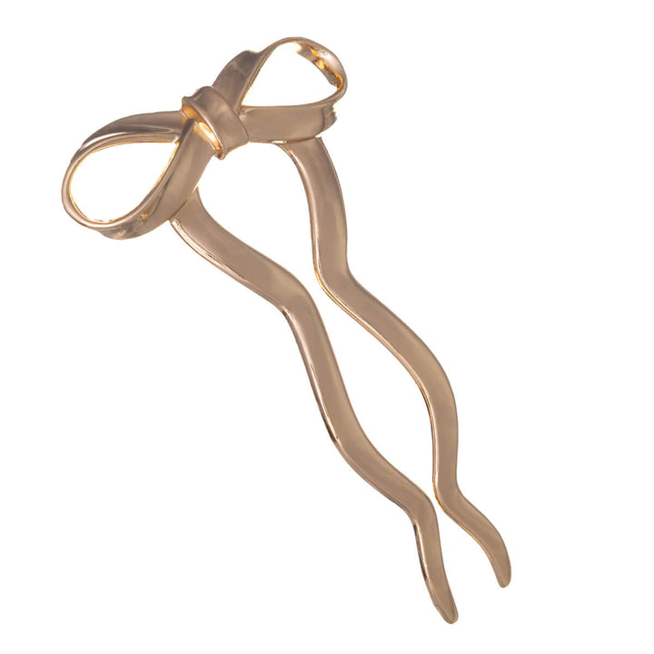 Rosette metal punching needle invisible hairpin 10.5cm