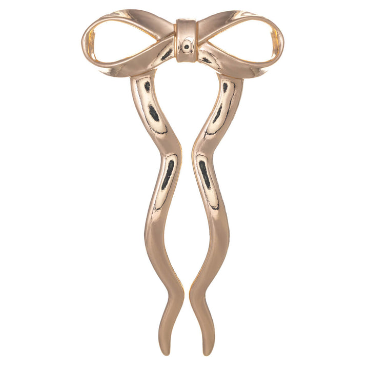 Rosette metal punching needle invisible hairpin 10.5cm