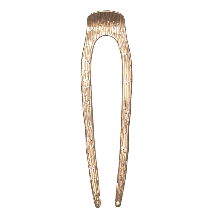 Patterned metallic French hair pin French hairpin 13cm