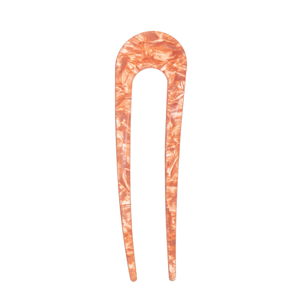 Flexible plastic French hair pin invisible hairpin 10cm