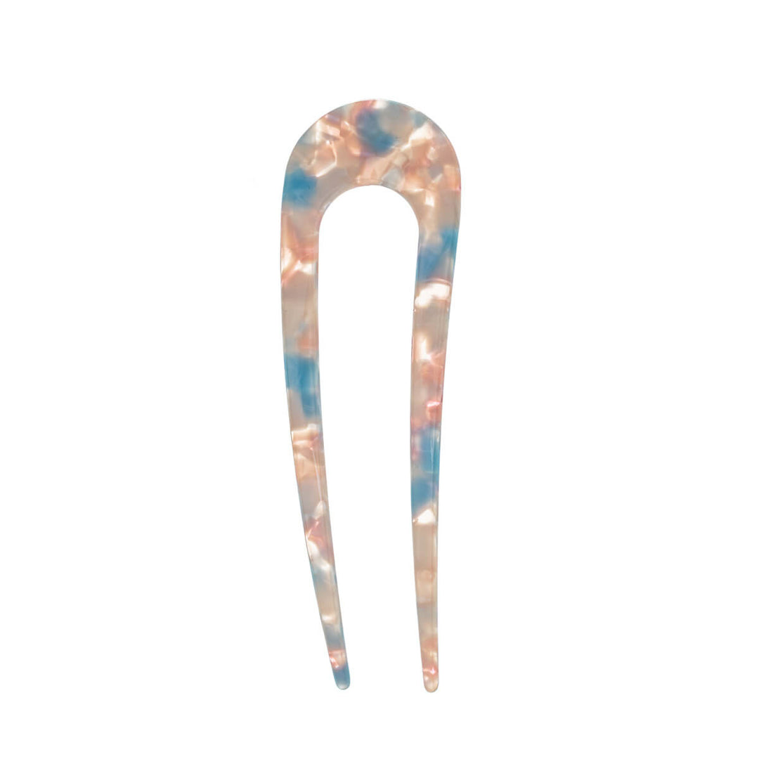 Flexible plastic French hair pin invisible hairpin 10cm