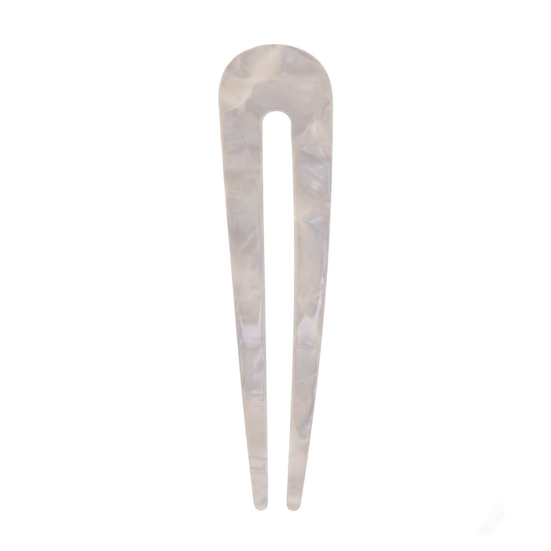 Flexibel plast French hair pin andefri hårnål 11,6cm