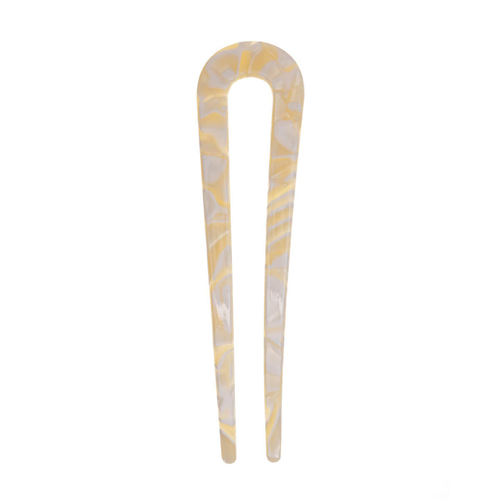 Flexibel plast French hair pin andefri hårnål 11,6cm