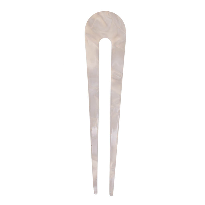 Flexibel plast French hair pin andefri hårnål 11,9cm