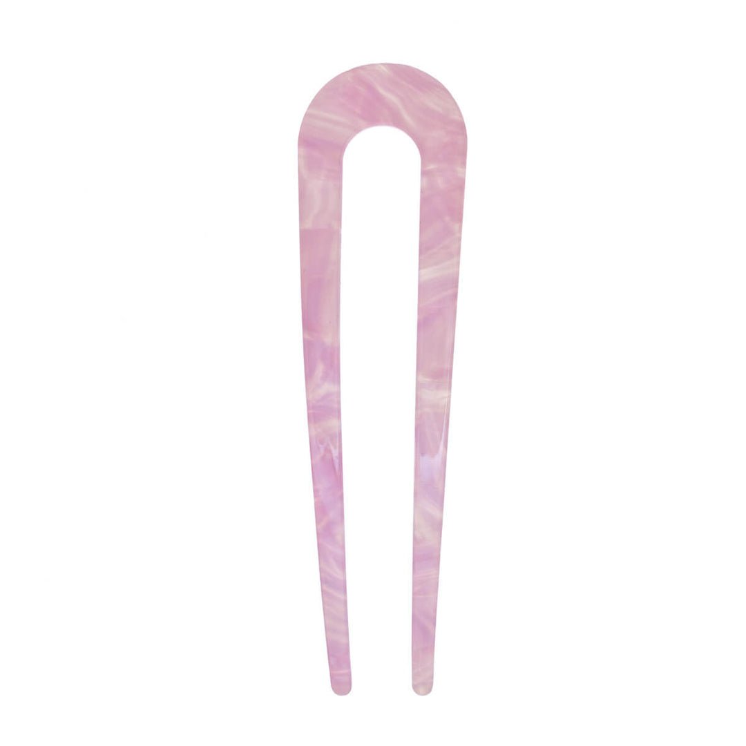 Flexibel plast French hair pin andefri hårnål 11,9cm