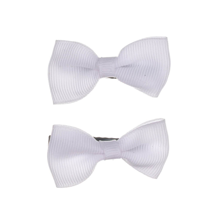 Monochrome bow tie hair clip 2pcs