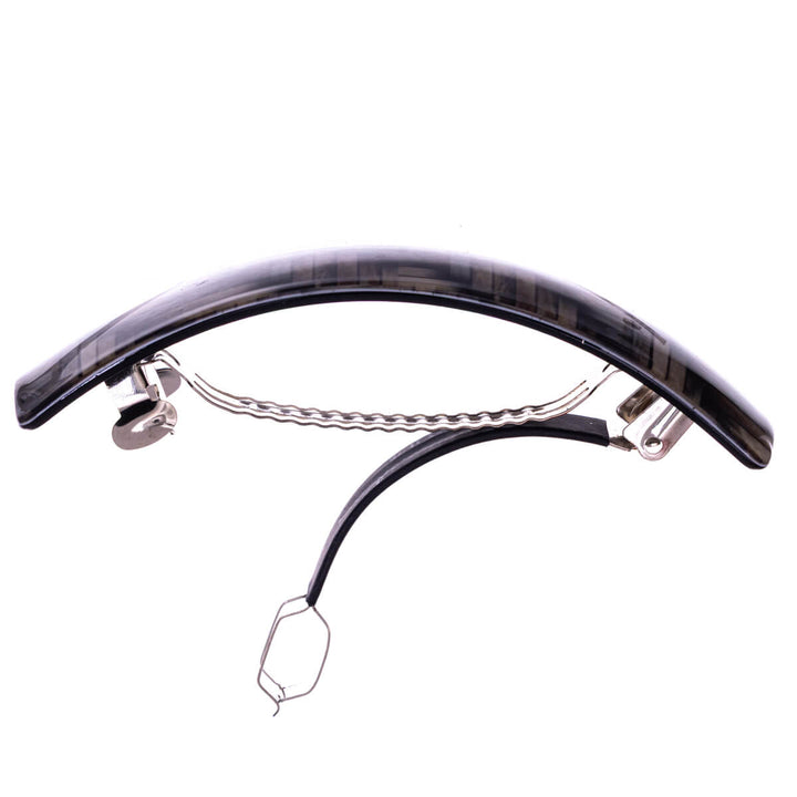 Böjd rektangulär hårklämma parkett 9 cm