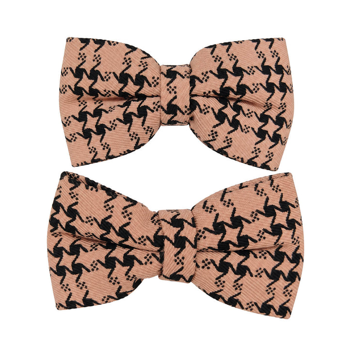 Patterned Bow Hair Clip, Set of 2