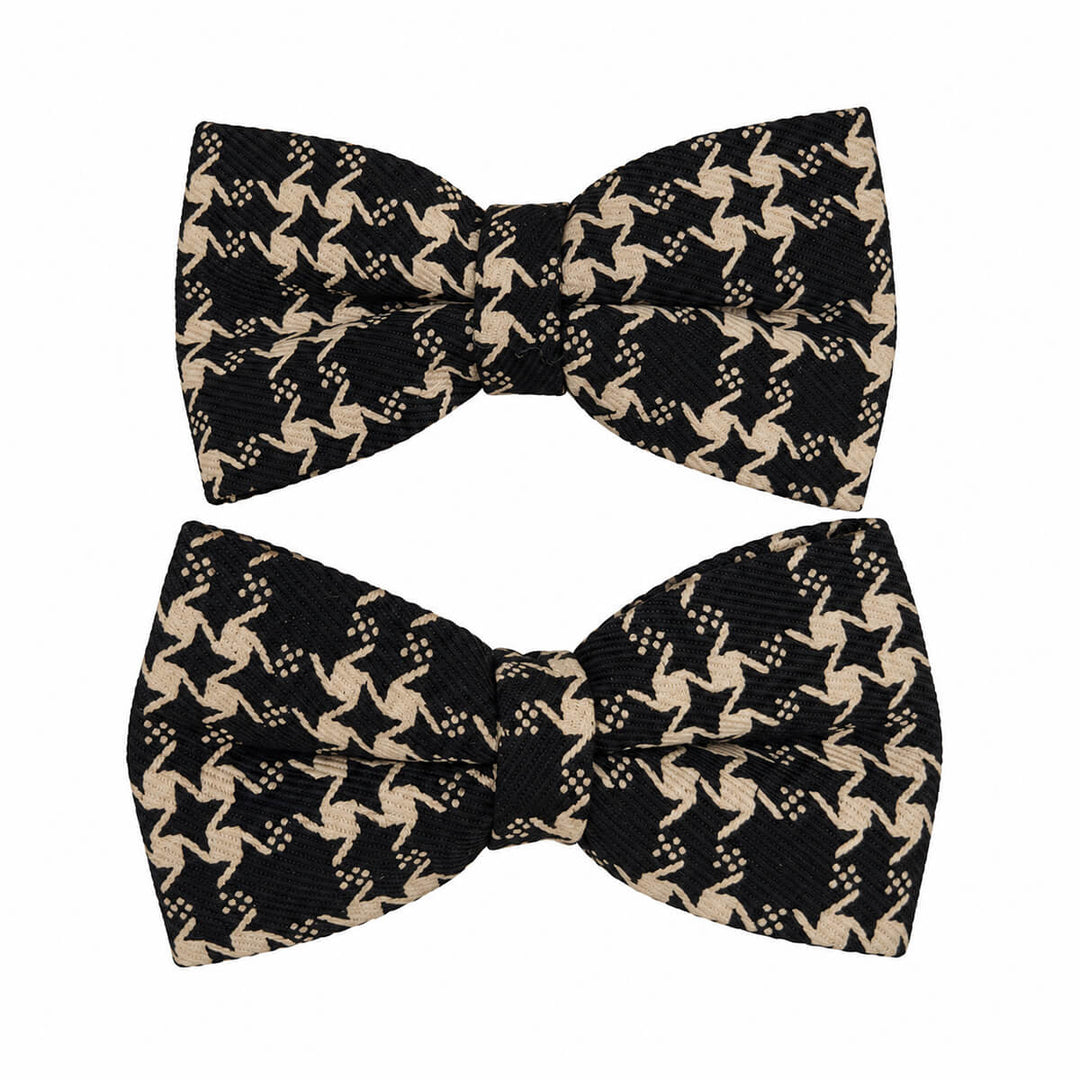 Patterned Bow Hair Clip, Set of 2