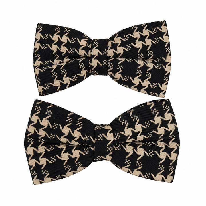Patterned Bow Hair Clip, Set of 2