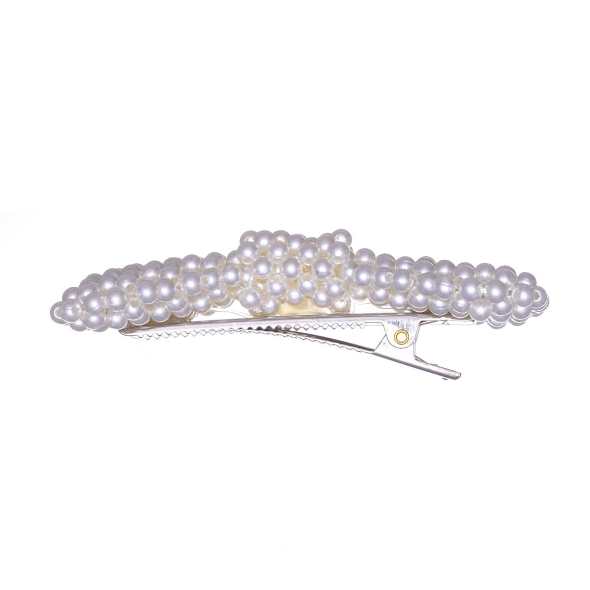 Pearl bow hair clip 1pc