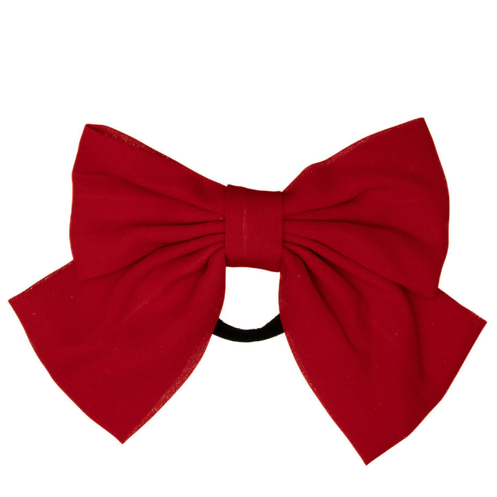 Monochrome hair bow tie hair bow 17cm