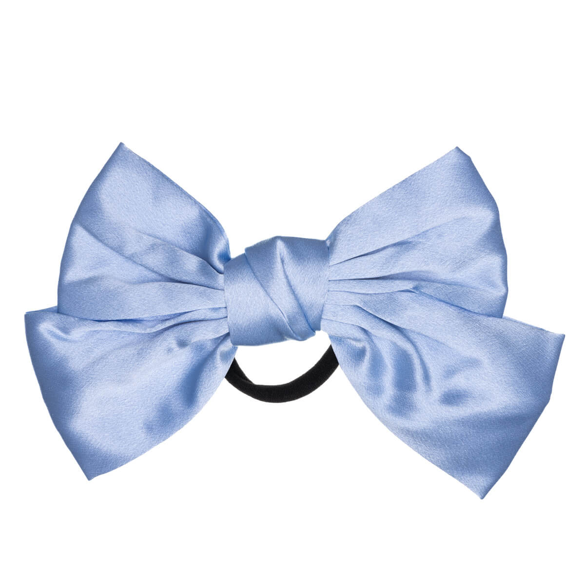 Monochrome satin hair bow tie hair bow 21cm