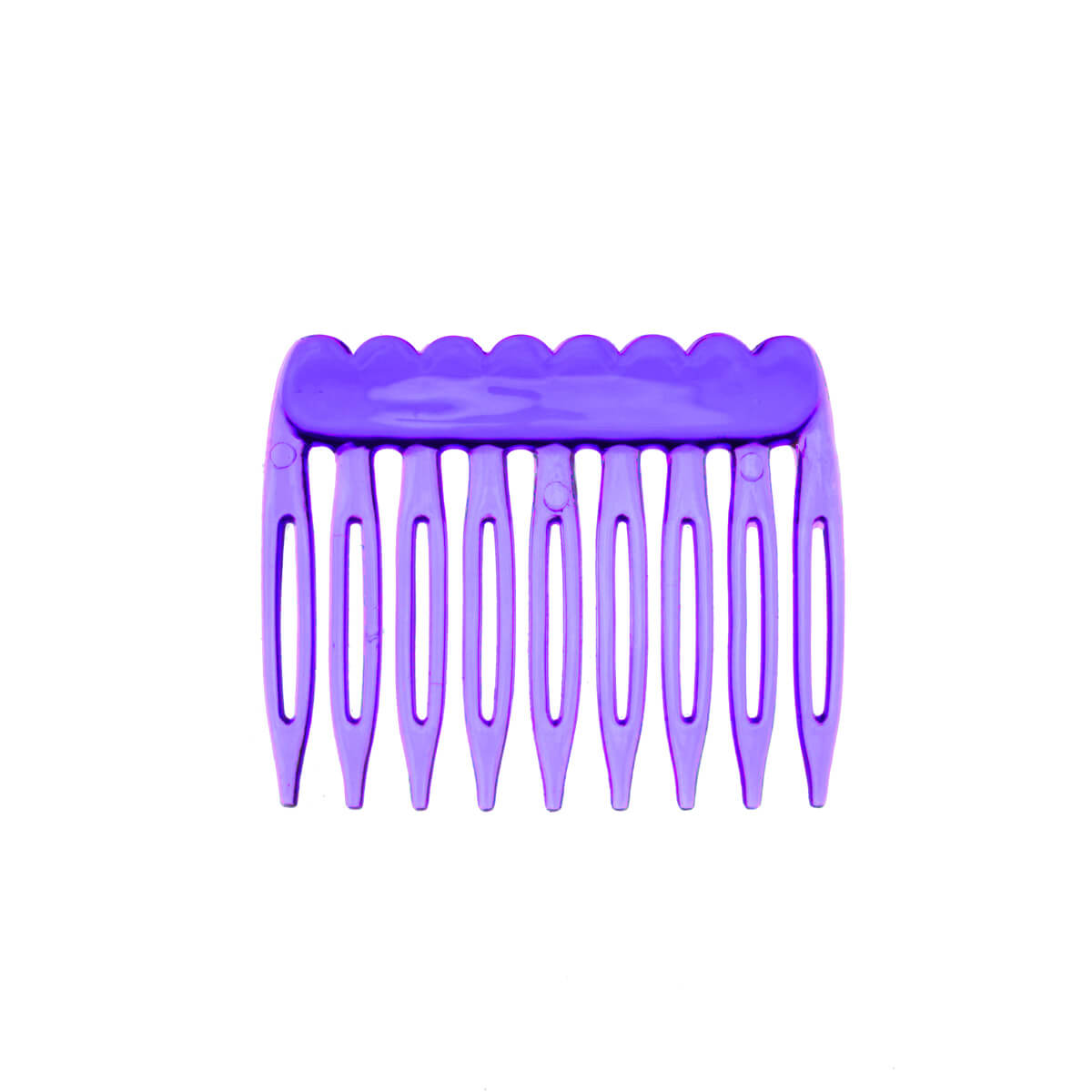 Plastic small side comb 2pcs (4,9cm x 4cm)