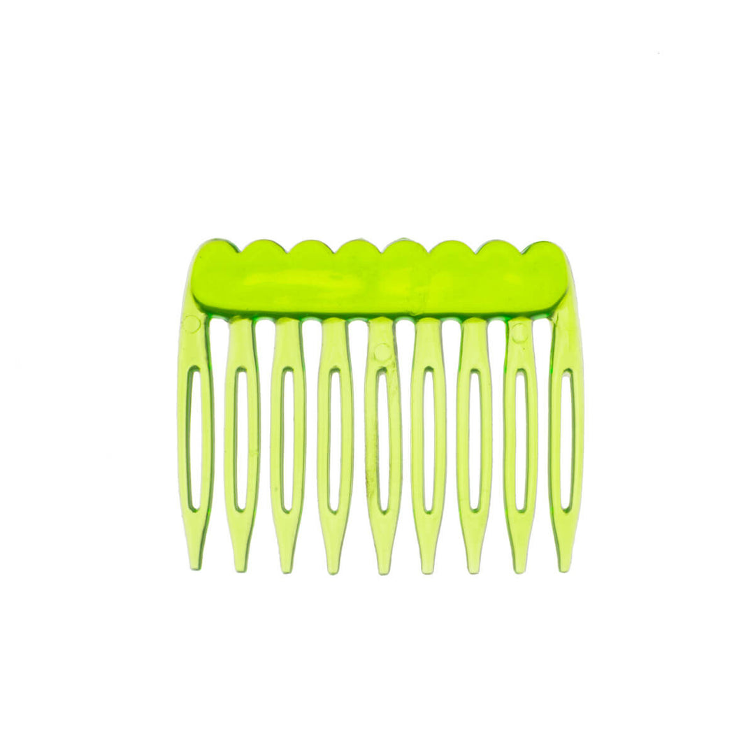 Plastic small side comb 2pcs (4,9cm x 4cm)