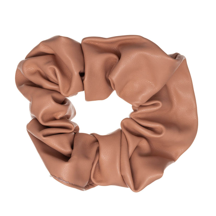 Iso keinonahka scrunchie hiusdonitsi ø13cm