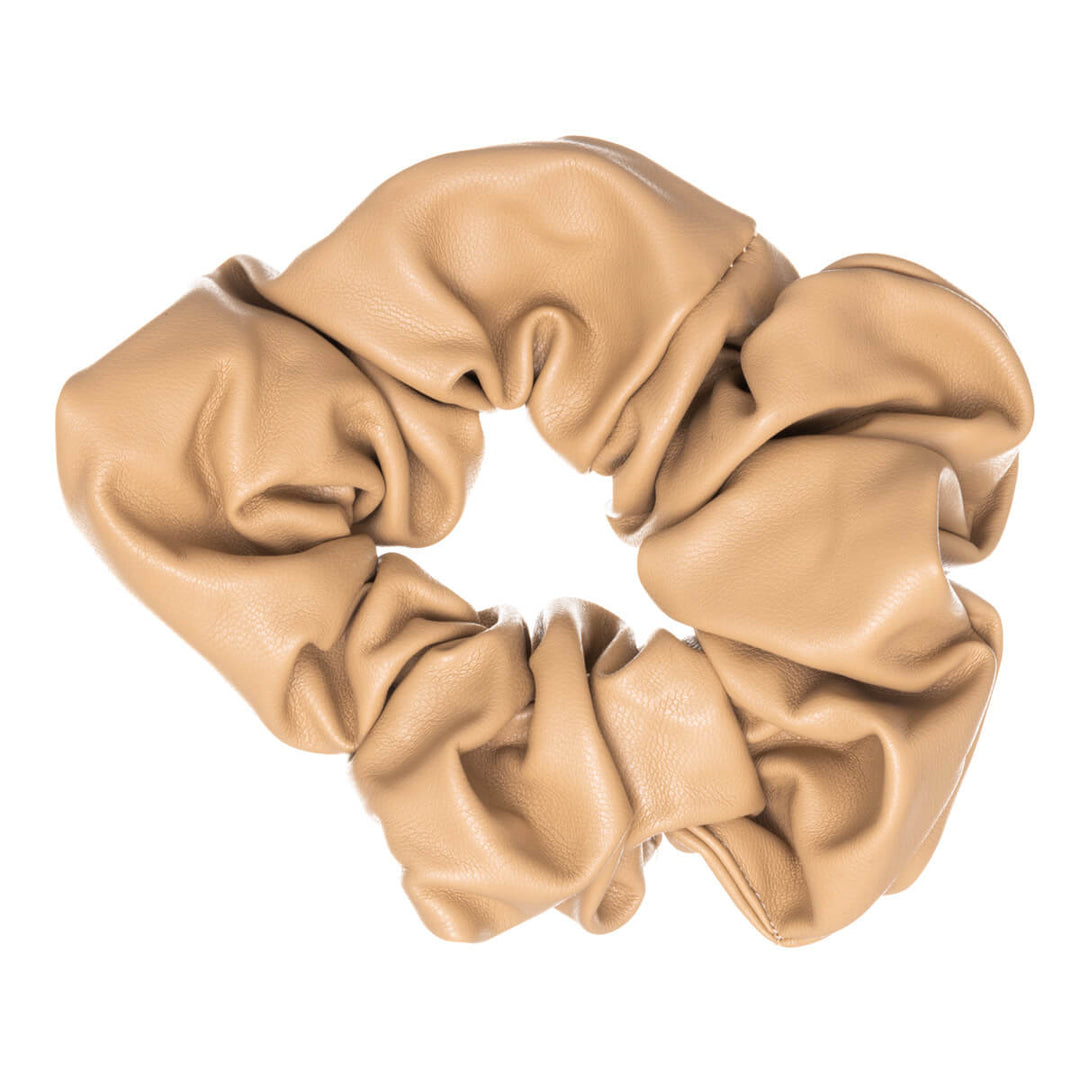 Iso keinonahka scrunchie hiusdonitsi ø13cm