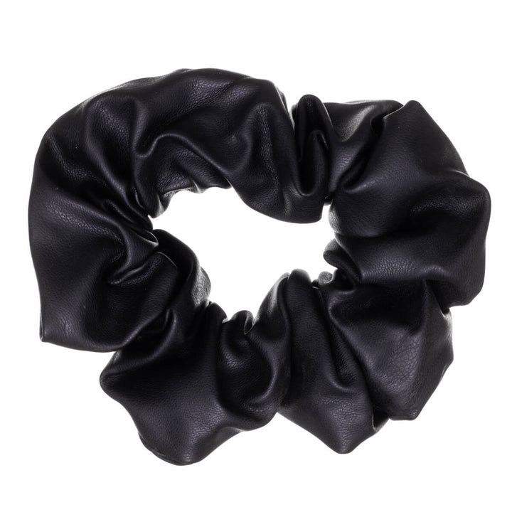 Iso keinonahka scrunchie hiusdonitsi ø13cm