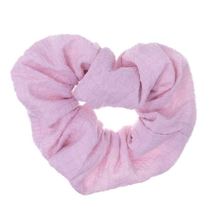 Yksivärinen ruudullinen scrunchie hiusdonitsi ø 10cm