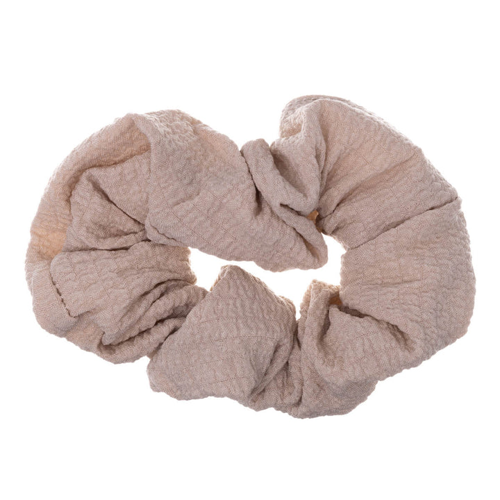 Yksivärinen ruudullinen scrunchie hiusdonitsi ø 10cm