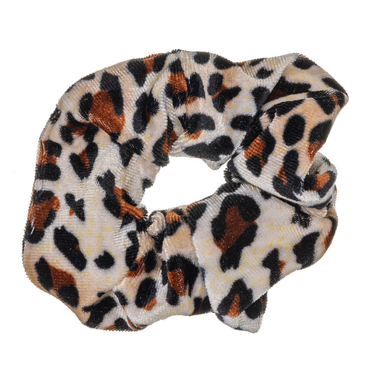 Animal scrunchie velvet hairpin ø 10cm