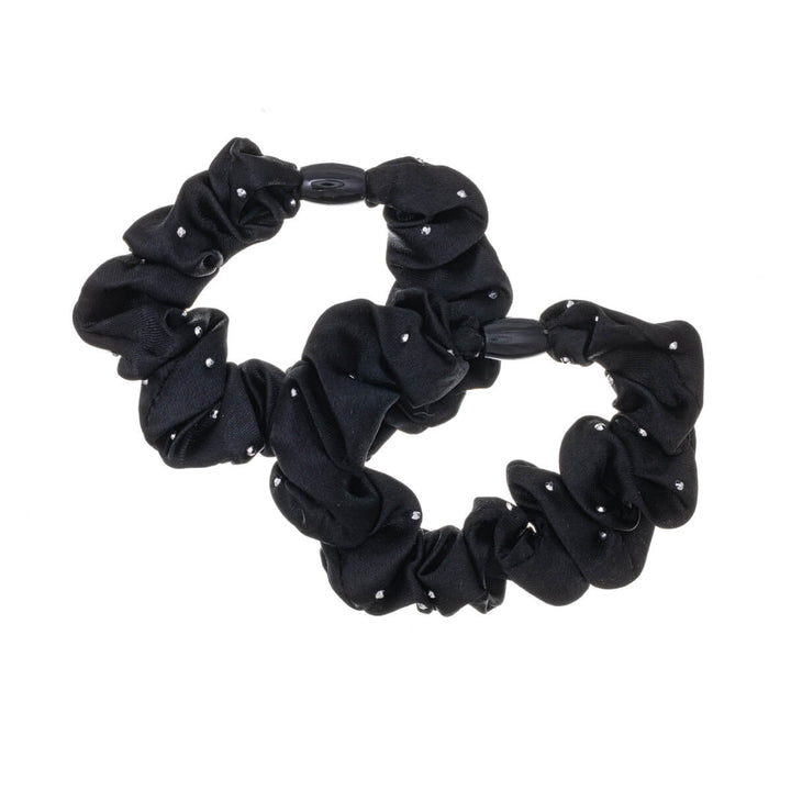 Kimaltava hiuslenkki satiini scrunchie ø6cm 2kpl