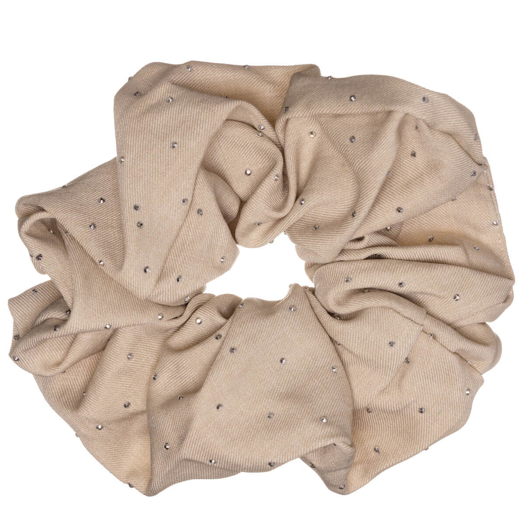 Kimalteleva scrunchie hiusdonitsi – iso & mattapintainen 14 cm