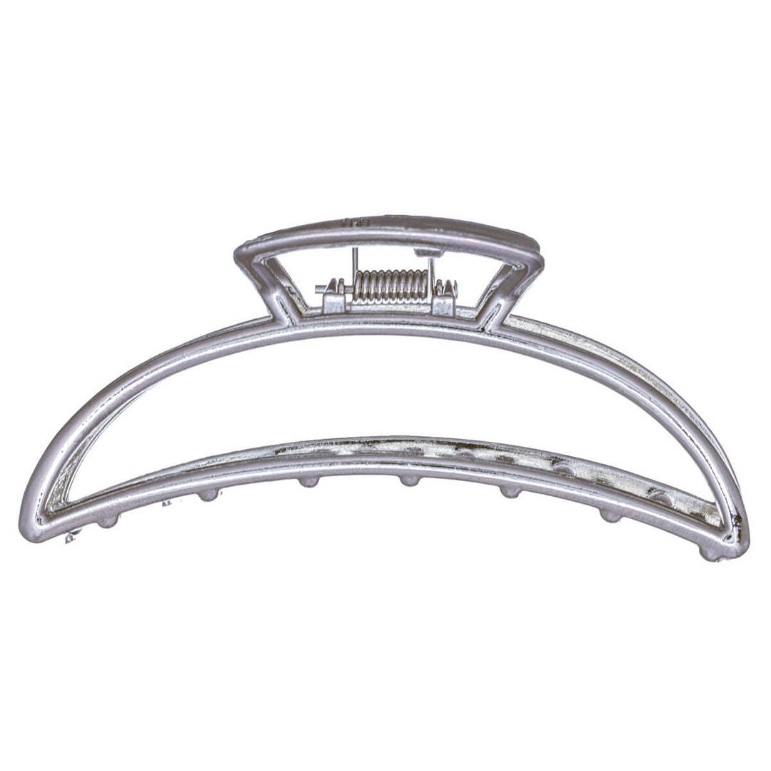 Krökt metallisk hajtandklämma 11cm