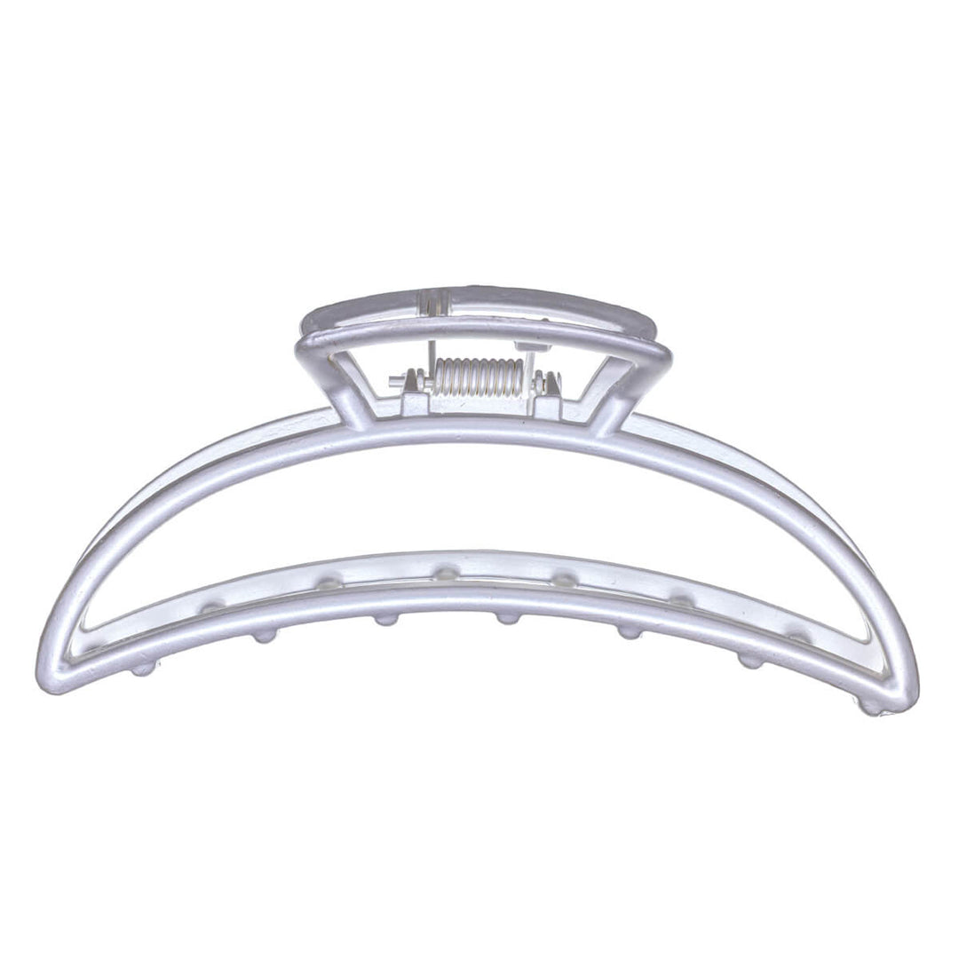 Krökt metallisk hajtandklämma 11cm