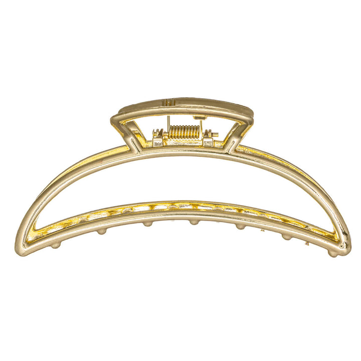 Krökt metallisk hajtandklämma 11cm