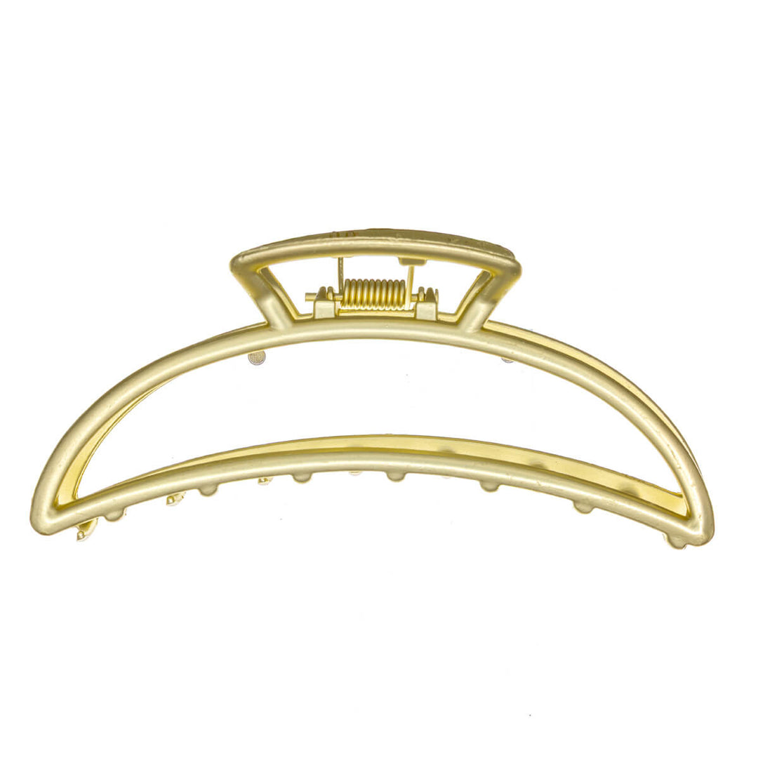 Krökt metallisk hajtandklämma 11cm