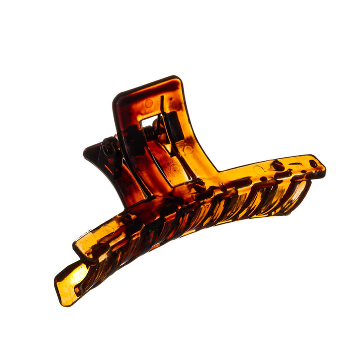 Kaareva hainhammas muovinen hiusklipsi 7.5cm