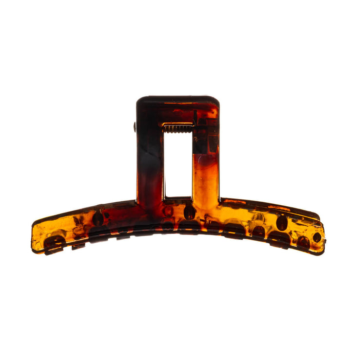 Kaareva hainhammas muovinen hiusklipsi 7.5cm