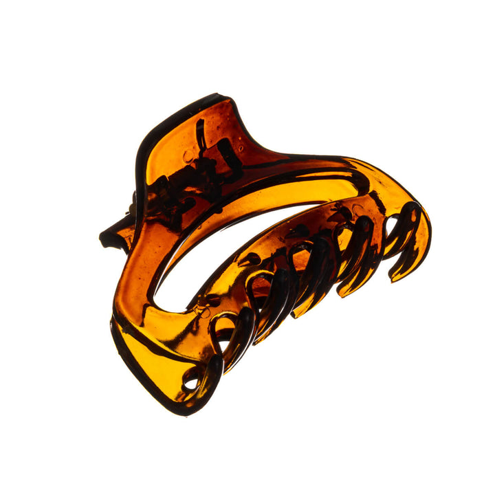 Kaareva hainhammas muovinen hiusklipsi 7cm