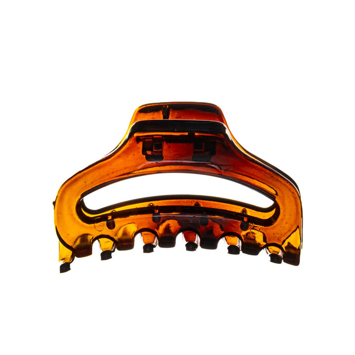 Kaareva hainhammas muovinen hiusklipsi 7cm