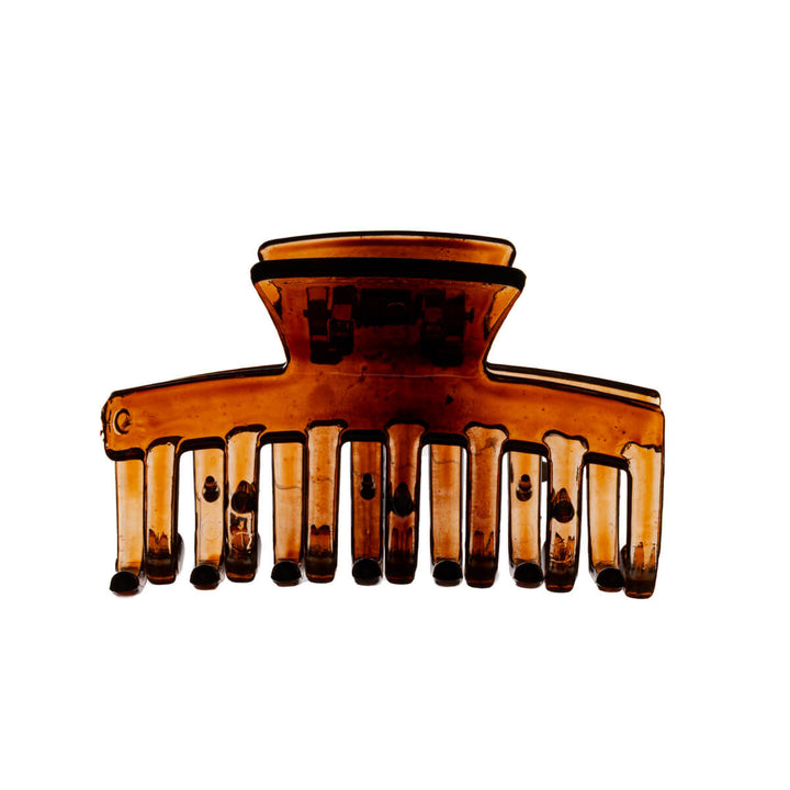 Straight shark tooth plastic hair clip 7.5cm