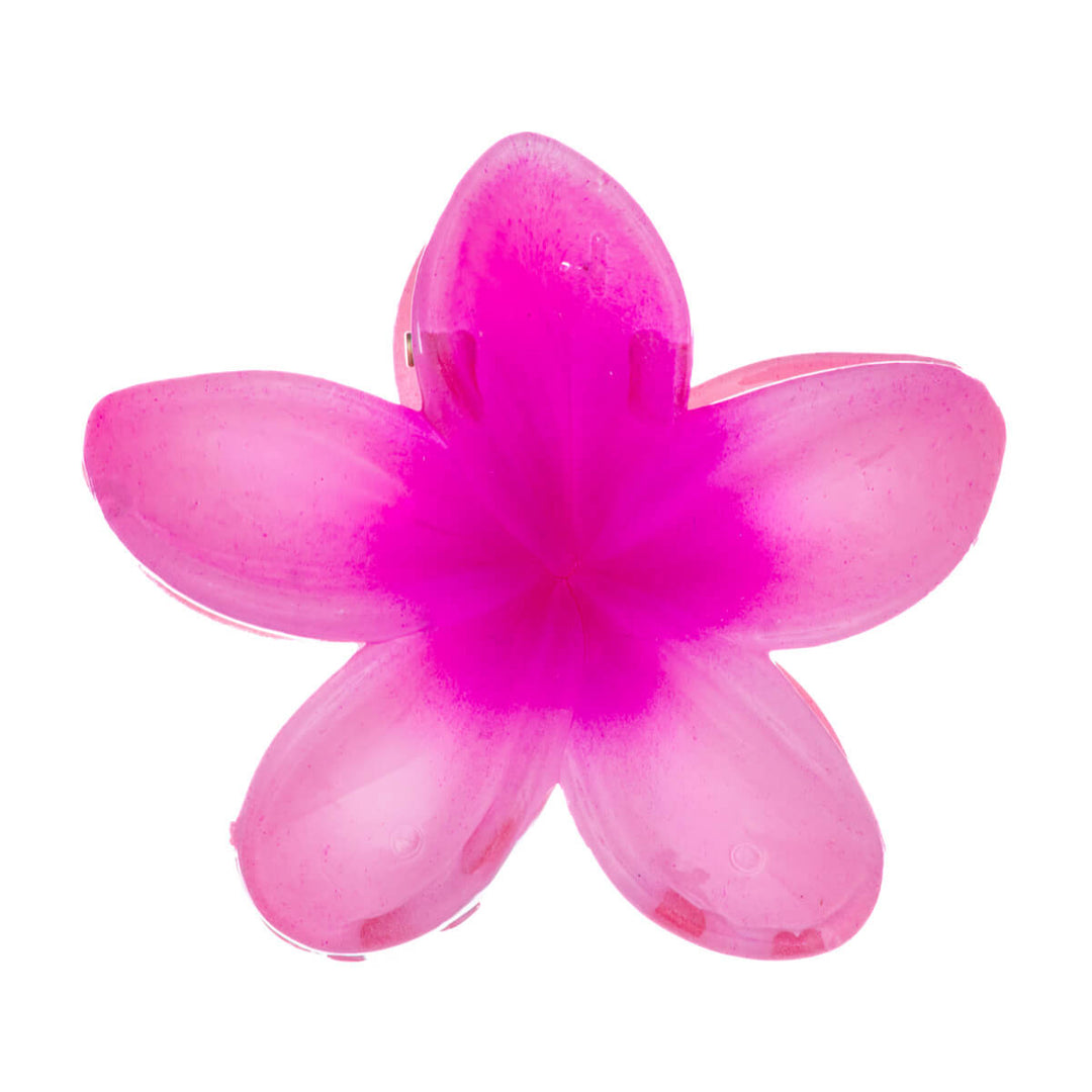 Kukka hiusklipsi plumeria hainhammas 8cm