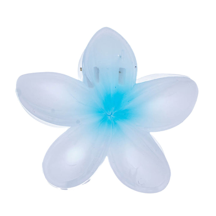 Kukka hiusklipsi plumeria hainhammas 8cm